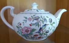 Aynsley Pembroke Teapot with Lid LIKE NEW Bird Teapot Bird Porcelain