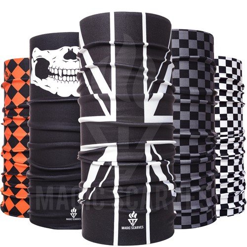 Biker neck tube scarf thick - biker,