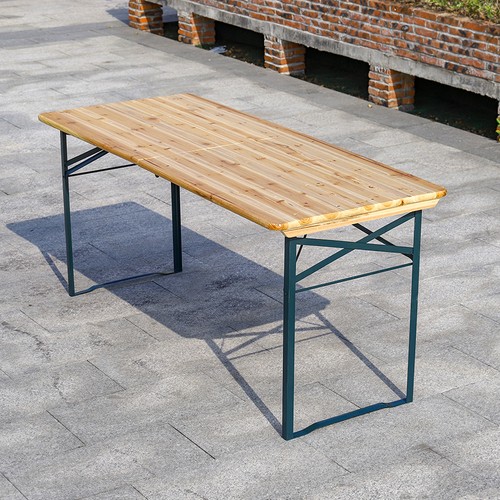 Wooden folding beer table - beer,