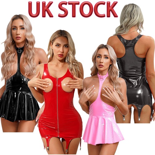 Women pvc leather - women, cupless