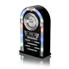 Jukebox by iTek  CD Player, FM Radio, Bluetooth, in Gloss Black, I60018CDGB