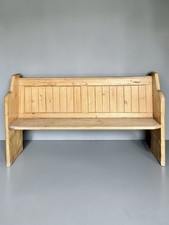 Antique Pine Church Pew Solid