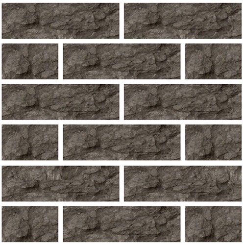 Black mosaic stone tile - black,
