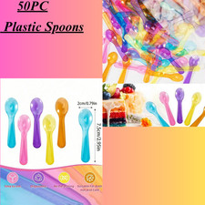 Plastic Spoons Cutlery Spoon Reusable Plastic for Party Wedding Catering