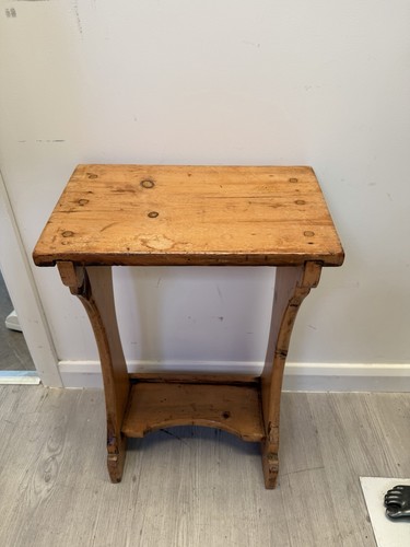Antique pine sloping reading - antique,
