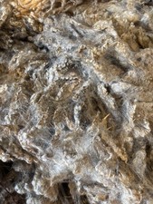 SALE 7lbs Grey Lincoln sheep raw wool fiber fleece spinning weaving felting