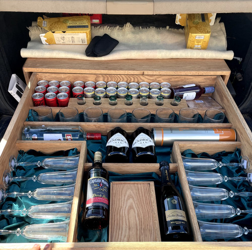 Car drinks cabinet - drinks, bar