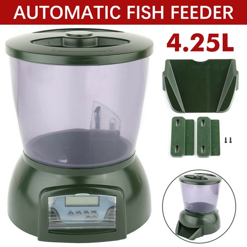 Automatic pond fish feeder - automatic, |
