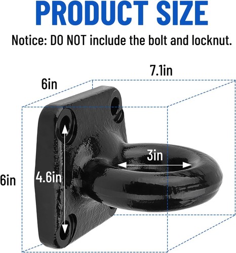 New bolt mount pintle - mount, tow