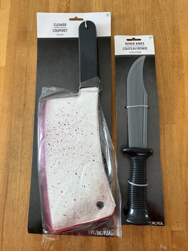 Costume bloody cleaver and - costume,