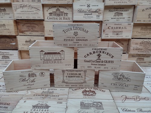 Wooden wine box crate - crate, 6