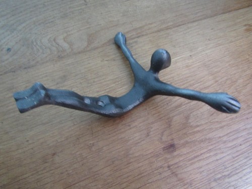 Rustic iron coat - hook, novelty