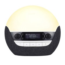Lumie Bodyclock Luxe 750DAB Wake-Up Light & DAB Radio Alarm Clock - Black A