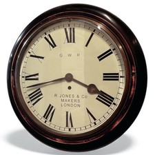 Railway Dial Clock, Fusee