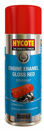 Hycote engine enamel - hycote, red