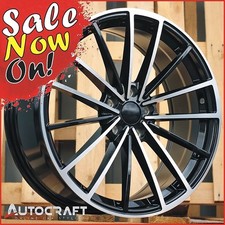 19" SCOTTSDALE BP Style ALLOY WHEELS X4 - TYRES Fits : SEAT / SKODA PCD: 5x112