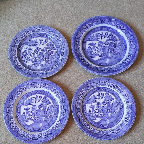 Antique welsh blue willow - antique,