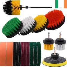 Drill Brush Cleaning Set Tool Attachment Power Scrubber Carpet Car Tile Cleaner