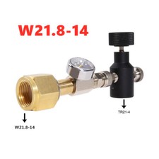 Soda Co2 Cylinder Tank Refill Adapter Adaptor Filling Station W21.8-14