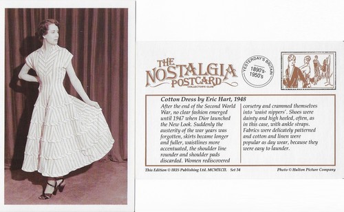 Postcard eric hart cotton - postcard,