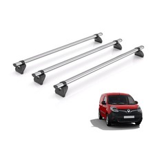 Renault Kangoo Roof Rack Fits 2008-21 L2 Models 3x Roof Bars Rhino Kammbar Fleet