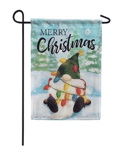 Christmas garden flag winter - garden,