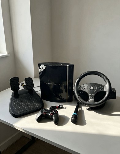 Ps3 console steering - console, wheel