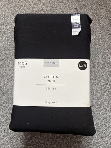 Marks spencer black cotton - spencer,