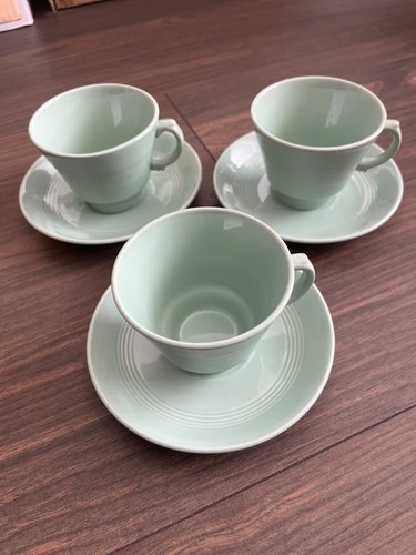 Woods ware beryl teacups 3 - woods,