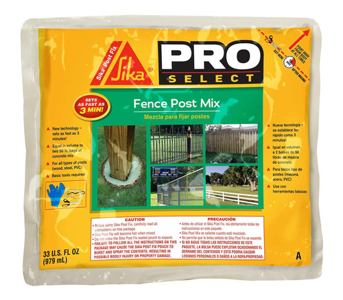 Sika post fix fence - post,