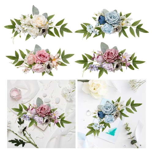 Pew flowers wedding chair back - chair,