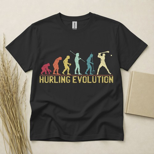 Hurling evolution shirt - hurling,
