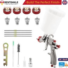 R500 LVLP Paint Air Spray Gun Kit 1.3/1.5/1.7/2.0mm Ease of use for Cars & Homes