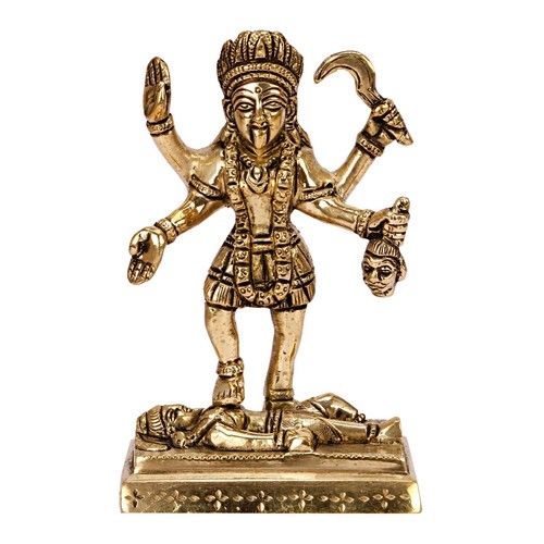 Brass goddess kali mata maa - goddess,