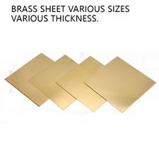 Brass Sheet Various Sizes
