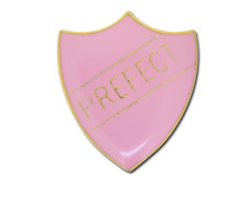 Prefect Pink Pin Badge For