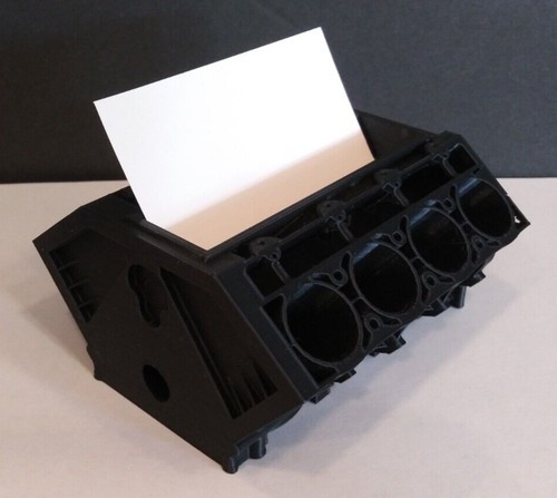 Engine block business card - engine,