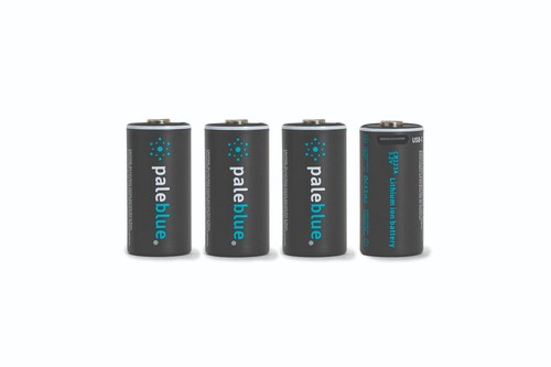 Paleblue cr123a lithium ion - paleblue,