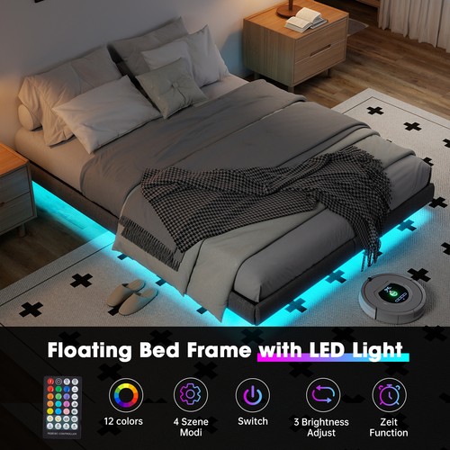 Yenlacy floating bed frame - floating,
