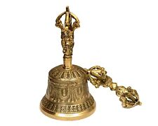 Tibetan Buddhist Meditation Bell and Dorje Set by Dharma Store - Made in Nepal