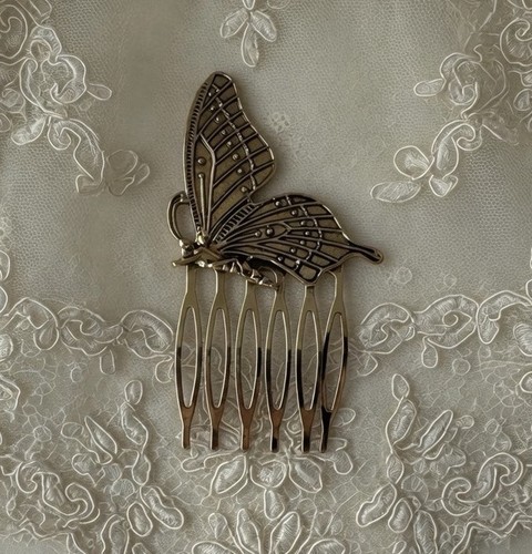 Butterfly hair pin vintage - pin,