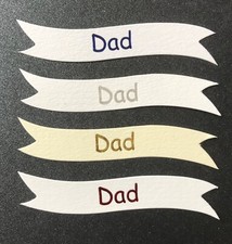 Dad banners card toppers