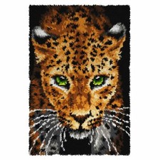Leopard Latch Hook Kit, Rug