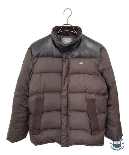 Lacoste leather trimmed down - lacoste, leather-trimmed