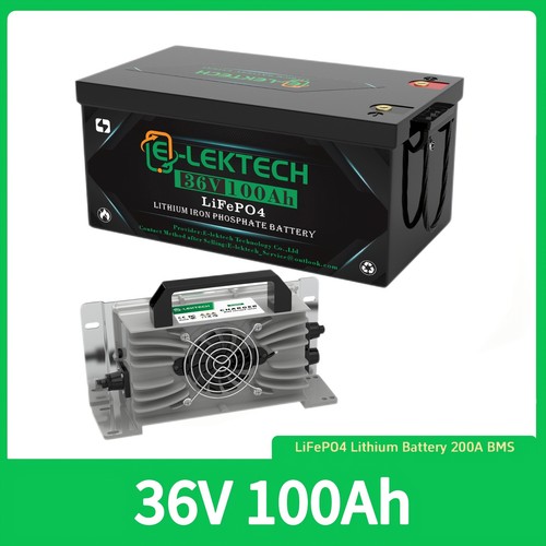 Lektech 36v 100ah - 100ah, lifepo4