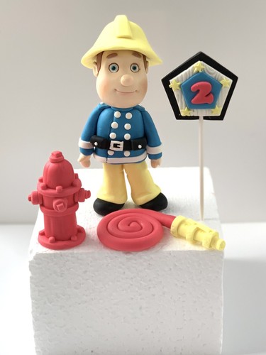Fireman sam edible fondant - edible,