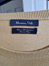 Mens Massimo Dutti Mustard