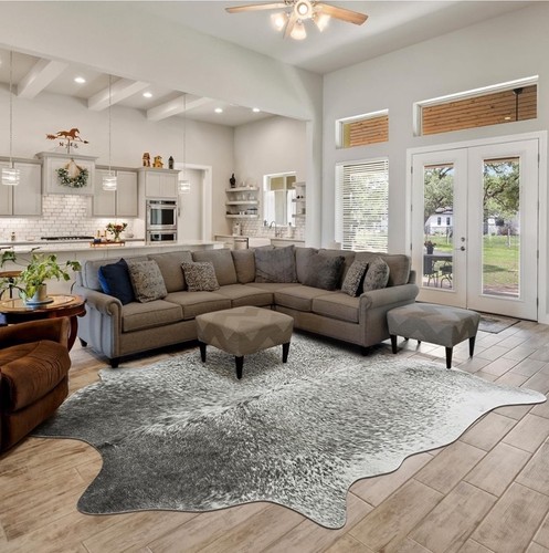 Rtizon faux cowhide rug for - rtizon,