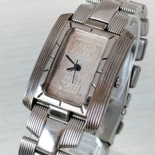 Silver Ingot Dial Quartz Watch