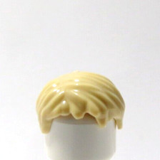 Lego Hair Wig For Boy Man  Minifigure  Short Tan Blonde